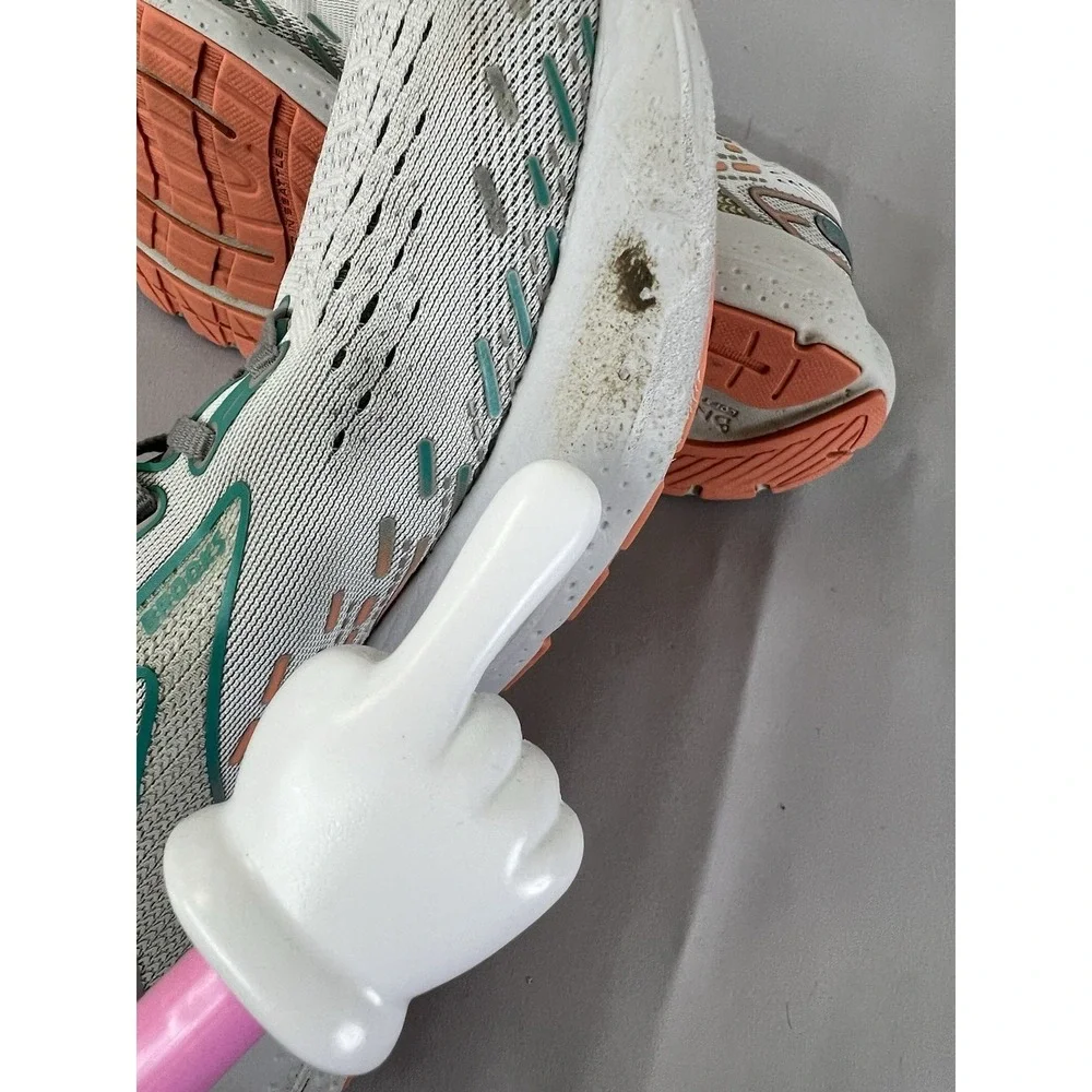 Women's Brooks‎ Glycerin 20 Gray Running Shoes Sz 11 (B) Athletic Gym